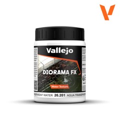 Vallejo 200ml Bottle Transparent Water Diorama FX (VLJ-26201)